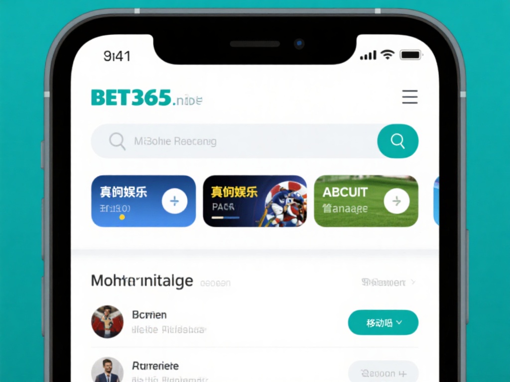 打开bet 365网的移动端页面，首先映入眼帘的是